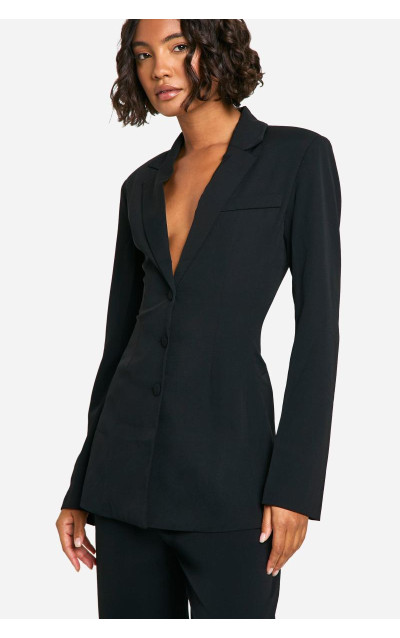 Високий піджак з підйомною талією