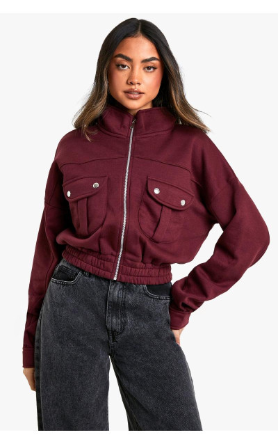 Куртка бомбер з кишенями