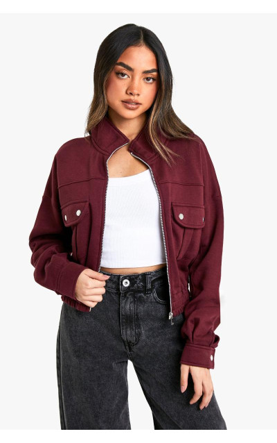 Куртка бомбер з кишенями