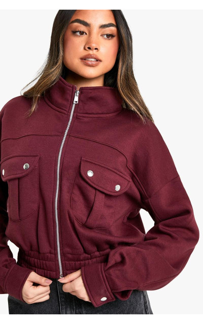 Куртка бомбер з кишенями