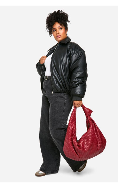 Куртка-бомбер з підкладкою зі штучної шкіри