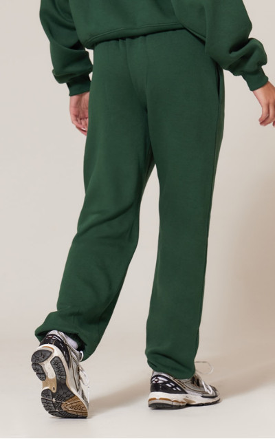 Брюки для бігу з манжетами PRETTYLITTLETHING Forest Green Borg Applique