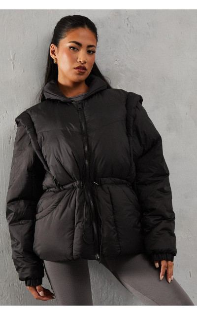 Знімний рукав два в одному пультному пальто