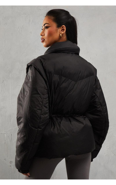 Знімний рукав два в одному пультному пальто