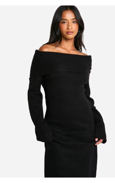 Маленька сукня з м'яким ремілом Бардо декольте