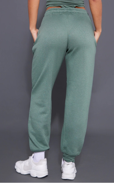 PrettyLittlething Sea Green Logo High Thiast Manted Jogger