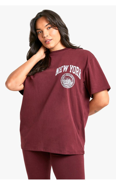 ПЛЮС КОМПЛЕКТ ФУТБОЛОК ОВЕРСАЙЗ ЛЕГІНГ NEW YORK