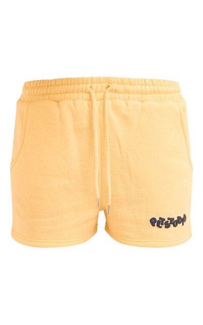 Масляно-жовтий PLT Studio Archive Puff Print Drawstring Shorts