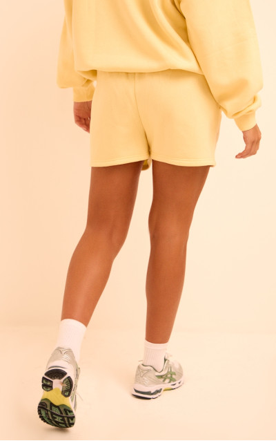 Масляно-жовтий PLT Studio Archive Puff Print Drawstring Shorts