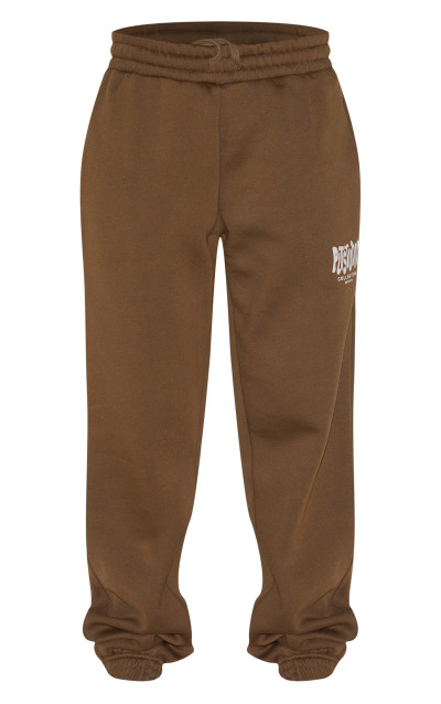 PrettyLittlething Theaupe Studio Print Manted Joggers