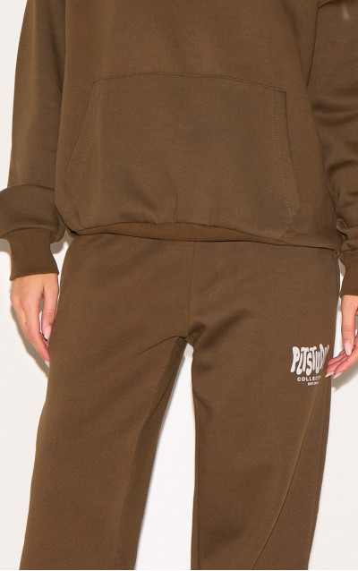 PrettyLittlething Theaupe Studio Print Manted Joggers