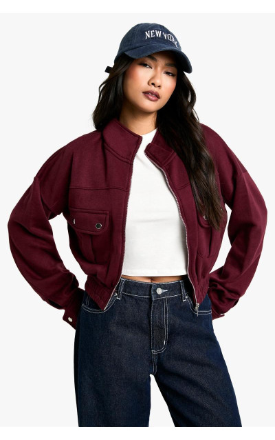 Куртка бомбер з кишенями