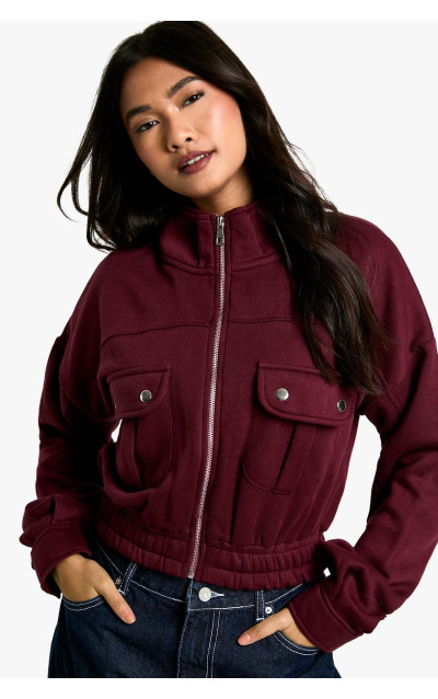 Куртка бомбер з кишенями