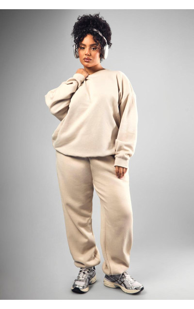 Великі джоггери з вишивкою та манжетами Dsgn Studio Plus