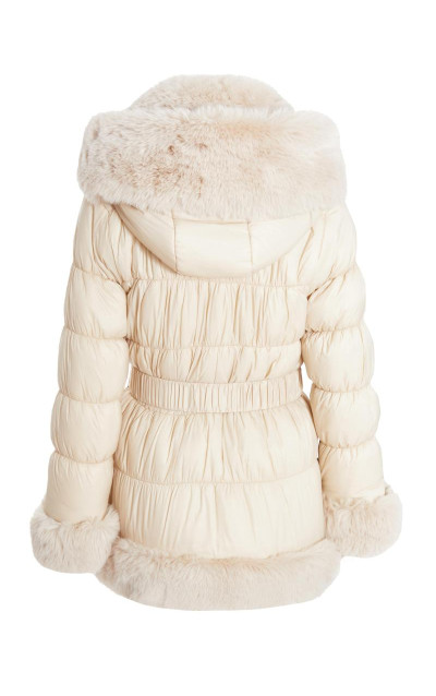 Кам'яний підкладний штучний хутряний куртка