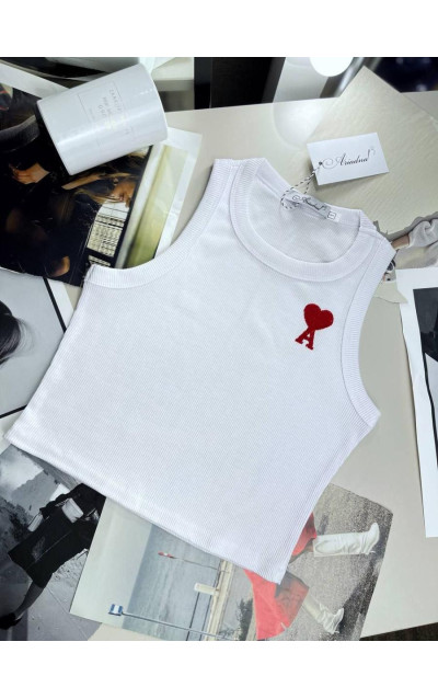 Топ майка з вишивкою А серце 