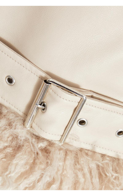 Кам'яний штучний хутряний контраст підтягується