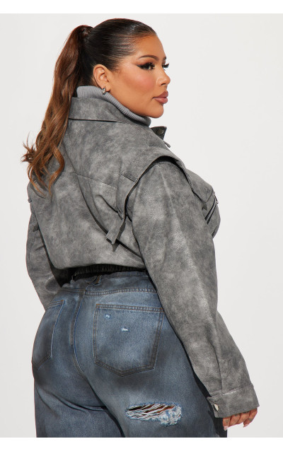 Куртка зі штучної шкіри Harper Washed