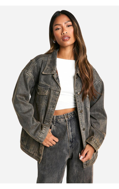 Джинкова джинсова куртка з флісом