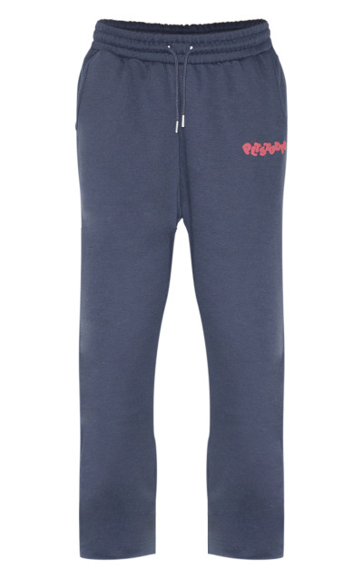 Опівночі синій PLT Studio Archive Puff Print Driftring манжетний пробіжок