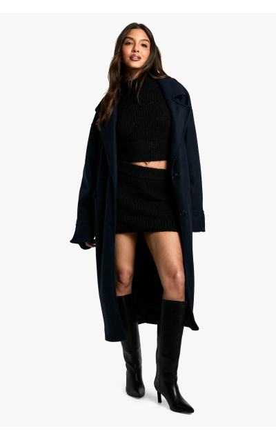 Пальто Marl Wool Look