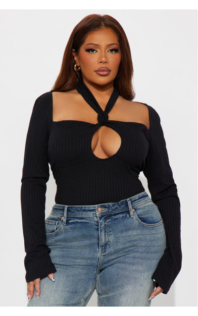 Довгий рубчастий топ Safina