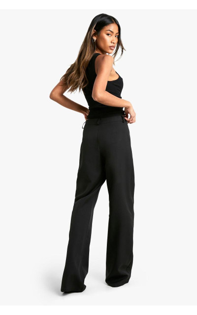 Штани-кльош із тканими швами