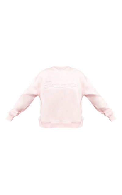 PrettyLittlething Baby Pink Rink Embossed Graphic Graphic Egavyship