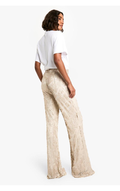 Високий дамаський кльош із блискітками