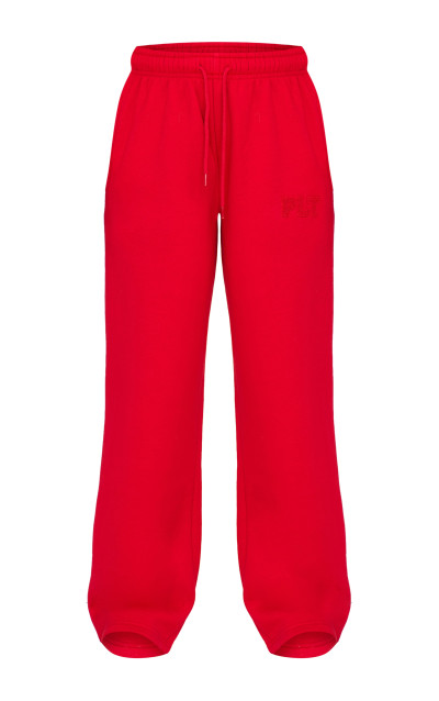 Широкі спортивні штани PRETTYLITTLETHING Red Borg Graphic