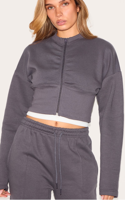 Вугільна екстремальна толстовка з талії